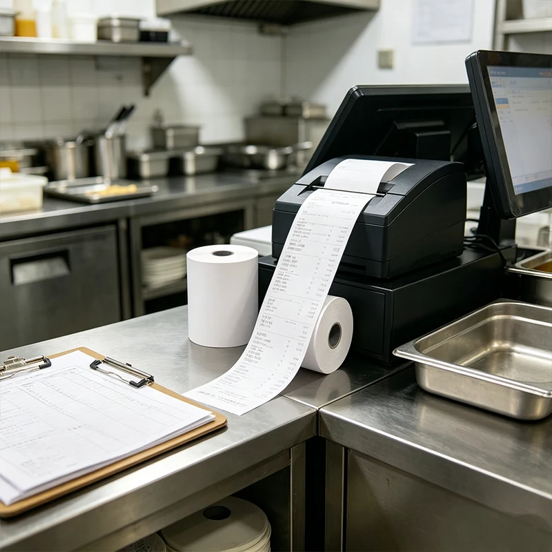 EcoPackin application: Cash Register Paper two
