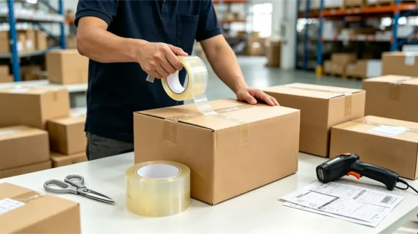 Packing Tape one EcoPackin Packing Tape - application scenario 1