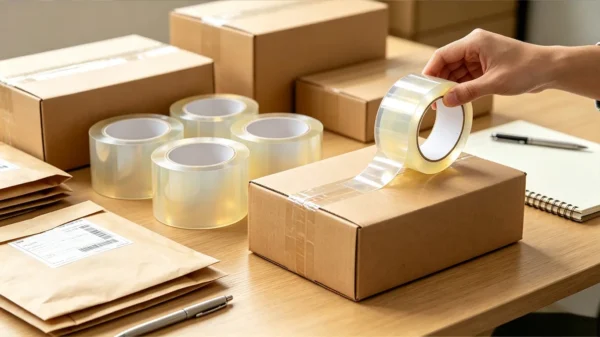 Packing Tape two EcoPackin Packing Tape - application scenario 2