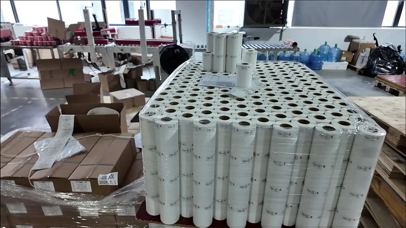 EcoPackin facility: Warehouse for finished thermal paper rolls