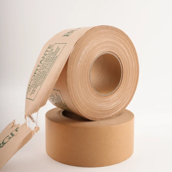 kraft paper tape two EcoPackin Kraft Paper Tape - product detail close-up 2