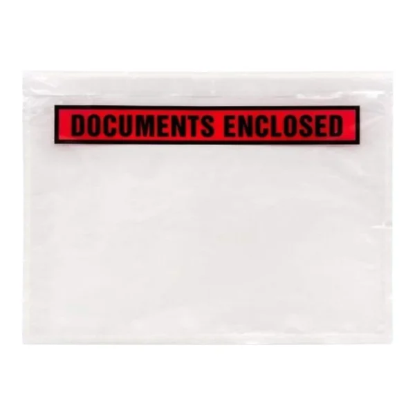 packing-list-envelope-ple-002-main Clear Adhesive Packing List Envelope Shipping Invoice Document Holder