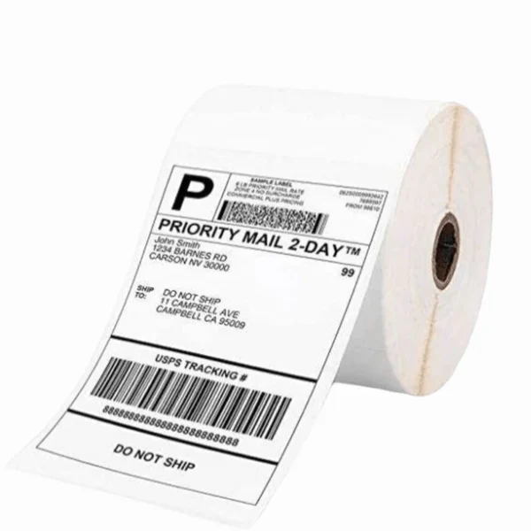 shipping-label-sl-002-main Self-Adhesive Shipping Label Sticker Custom Printed For Parcel Logistics
